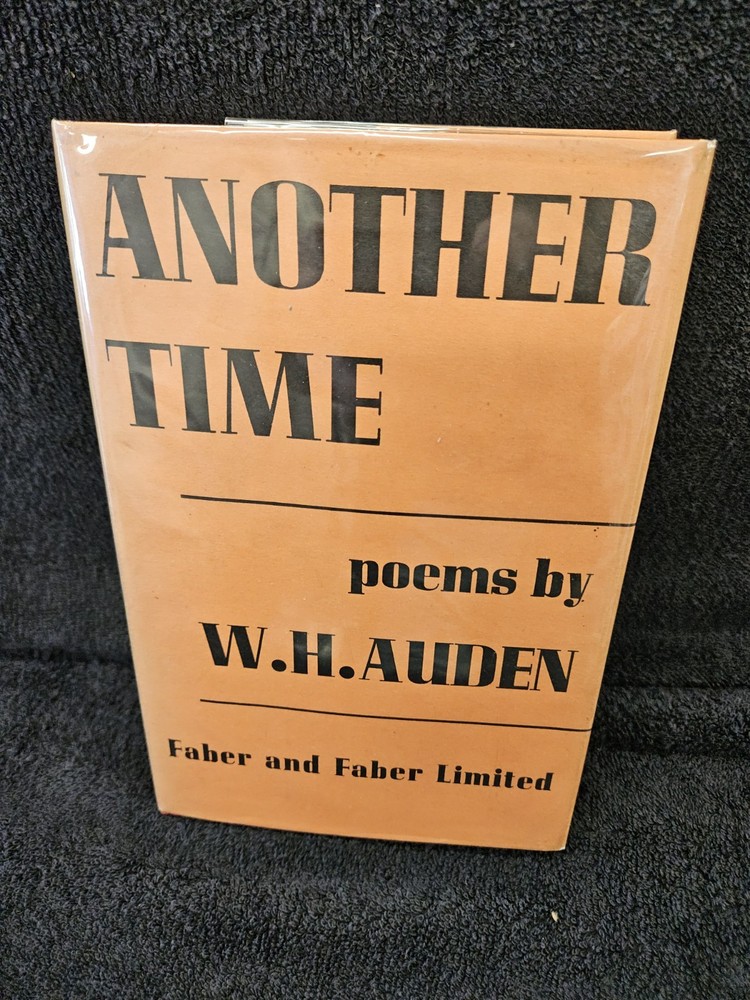 Another Time Poems By W.H. Auden 1st Edition w/Dust Jacket