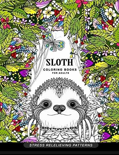 Sloth coloring book for adults: - Paperback, by Adult Coloring Book - Very Good