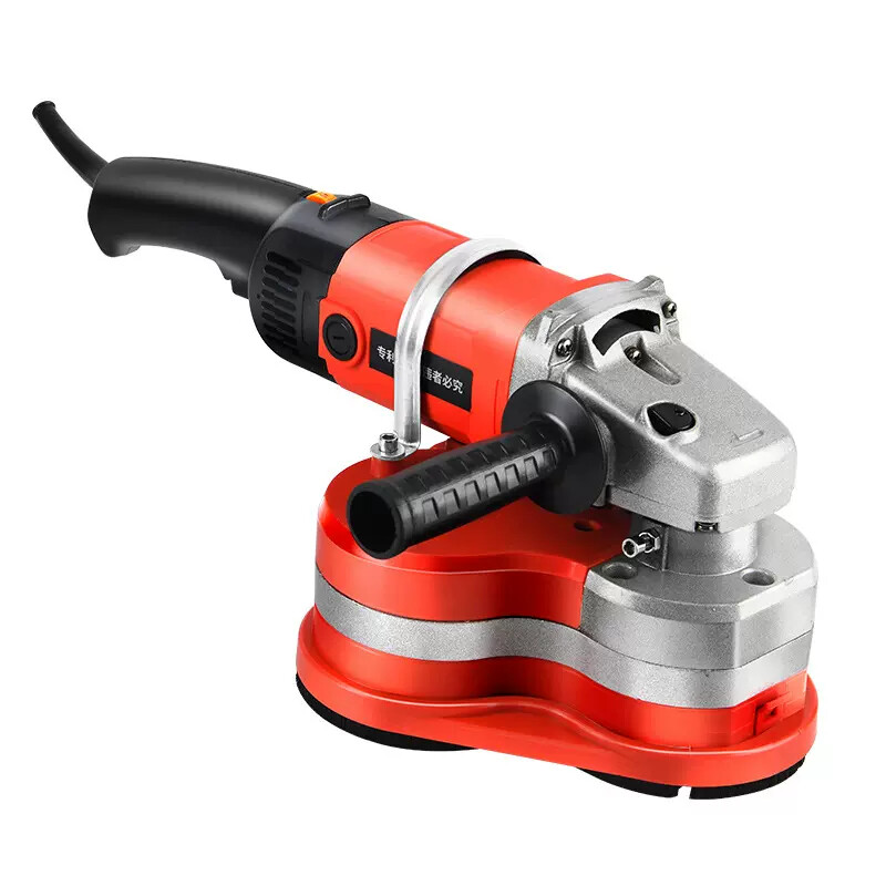 Three Head Dustless Grinder Triangle Floor Grinder Grinding Edge Concrete！