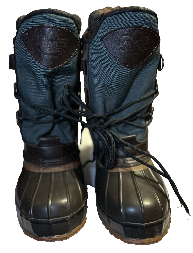 Woodstock Thermolite Steel Shank Winter Boots Size 9M Waterproof