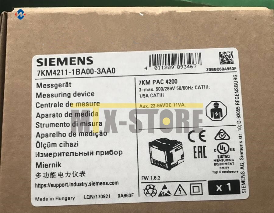 1PC Brand New Siemens Unopened  7KM4211-1BA00-3AA0