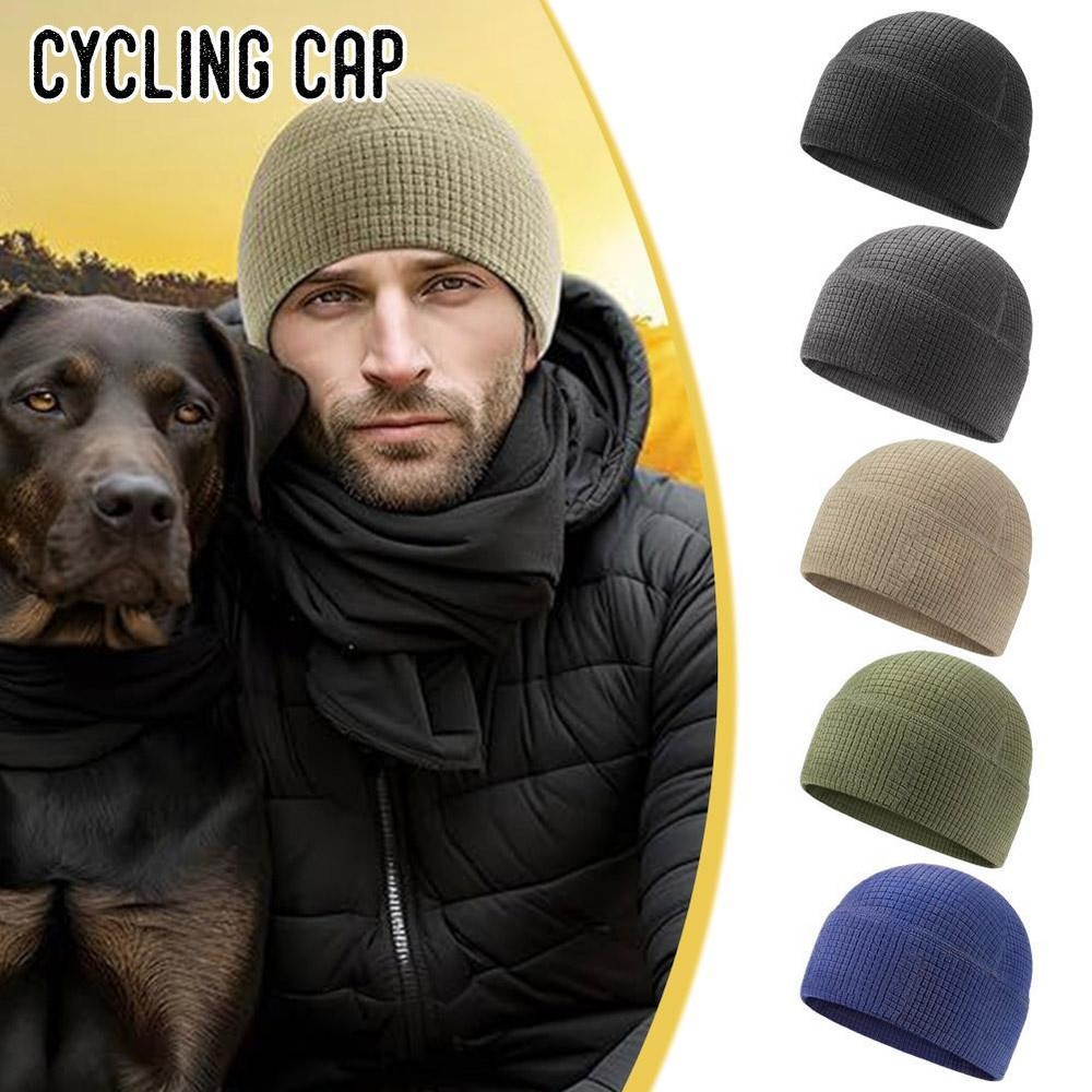 Grid Fleece Beanie - Lightweight Tactical Watch Cap for Men & Women - Breathable Skull Cap for Outdoor Activities - GXX Design
