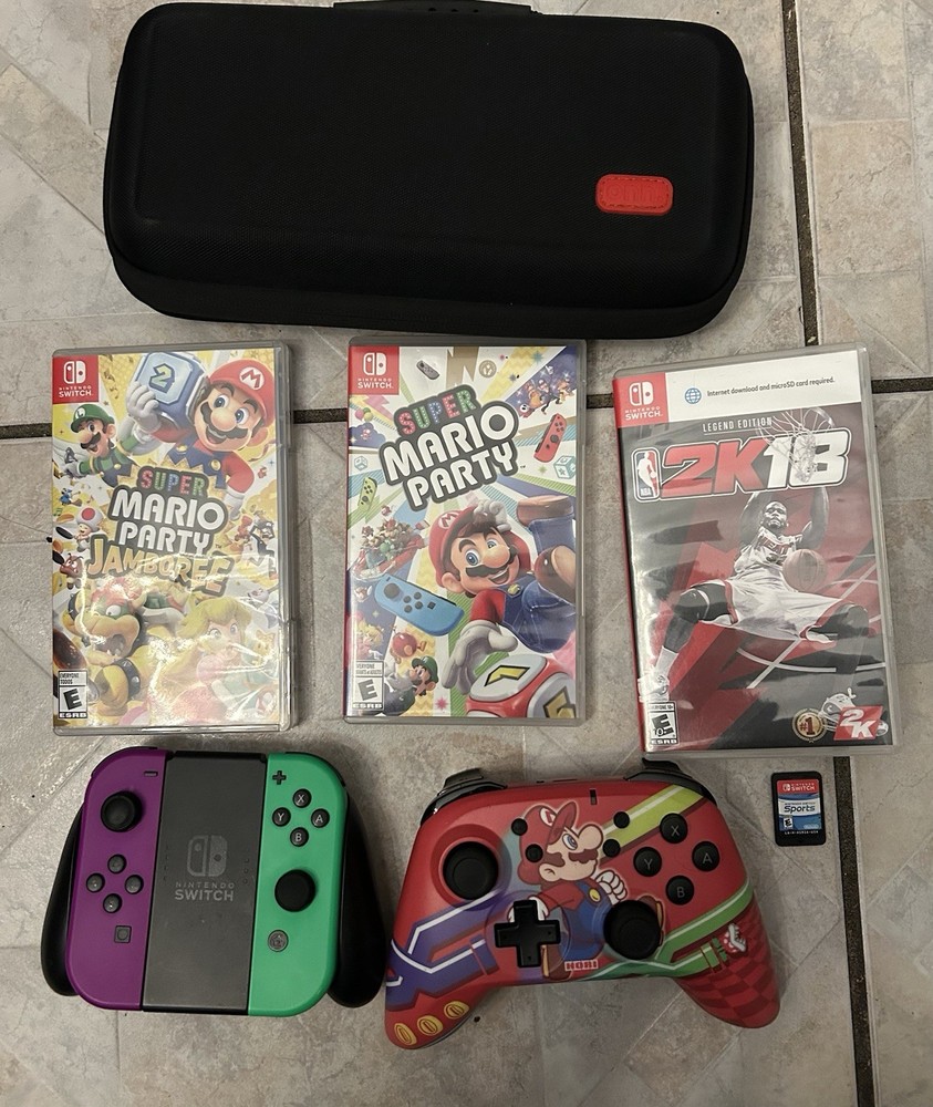 Nintendo Switch Mario Party Game Bundle Lot
