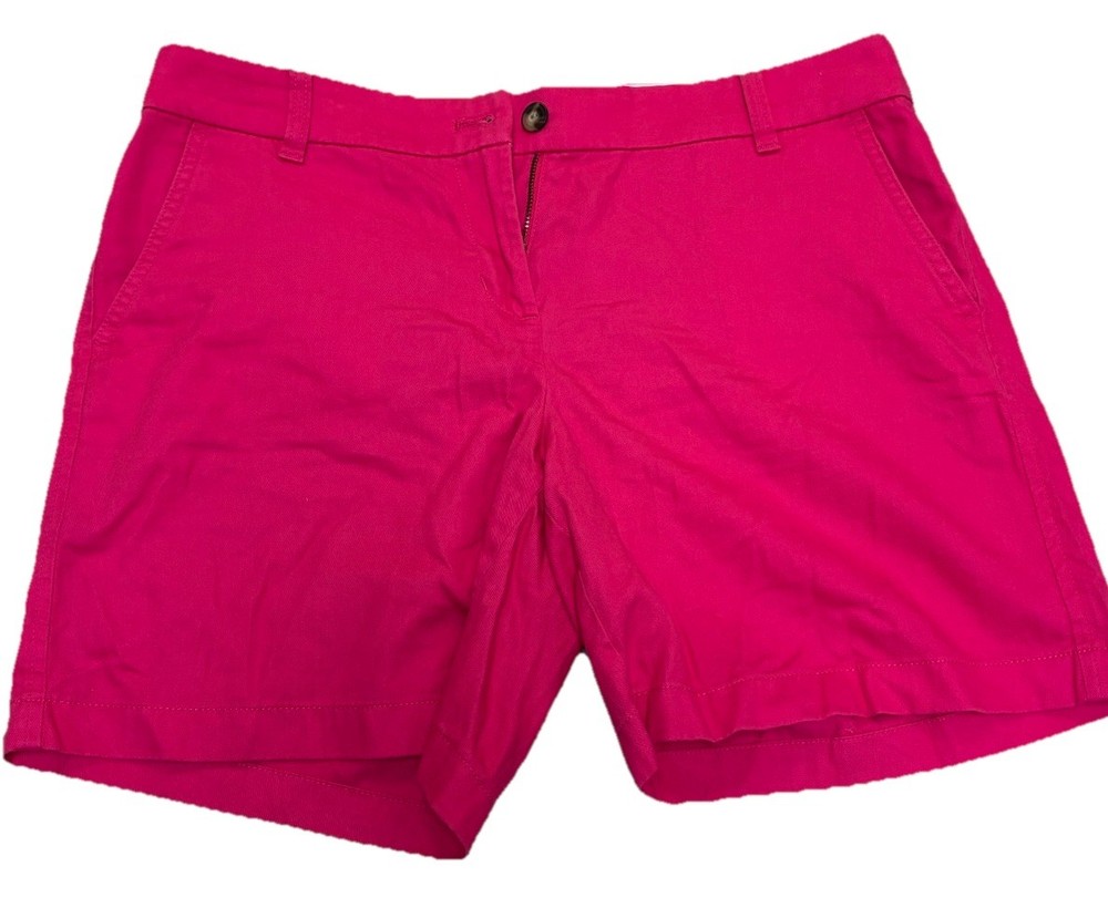 J.Crew Women’s Chino Shorts Pink Size 10 Cotton Classic Casual
