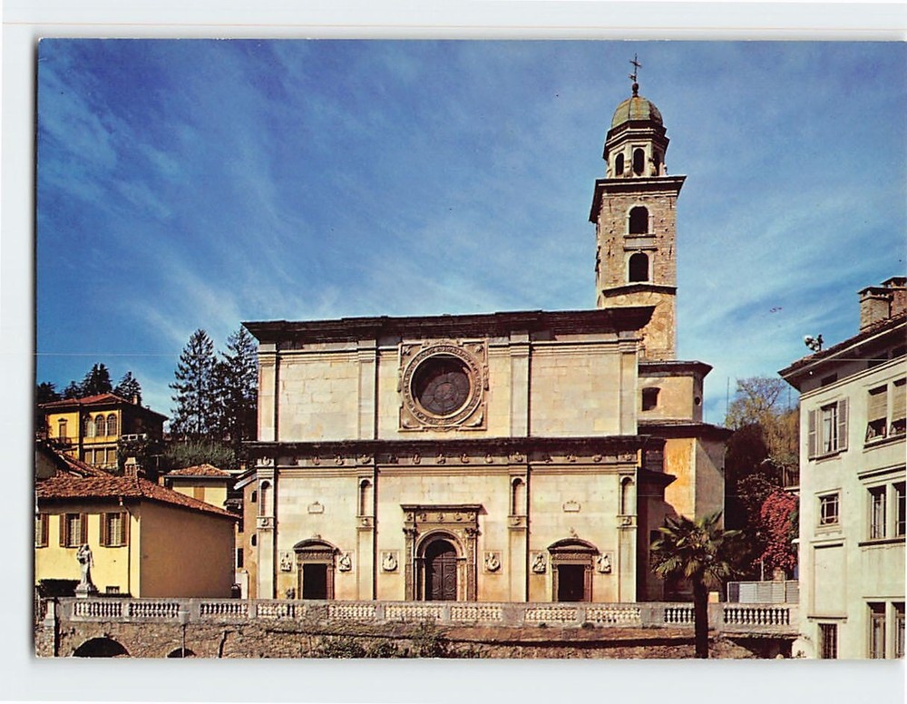 Postcard Cattedrale Lugano Switzerland