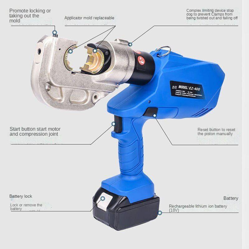 Hydraulic Pliers Electric Hydraulic Crimping Charging Crimp Pliers EZ-300/EZ-400