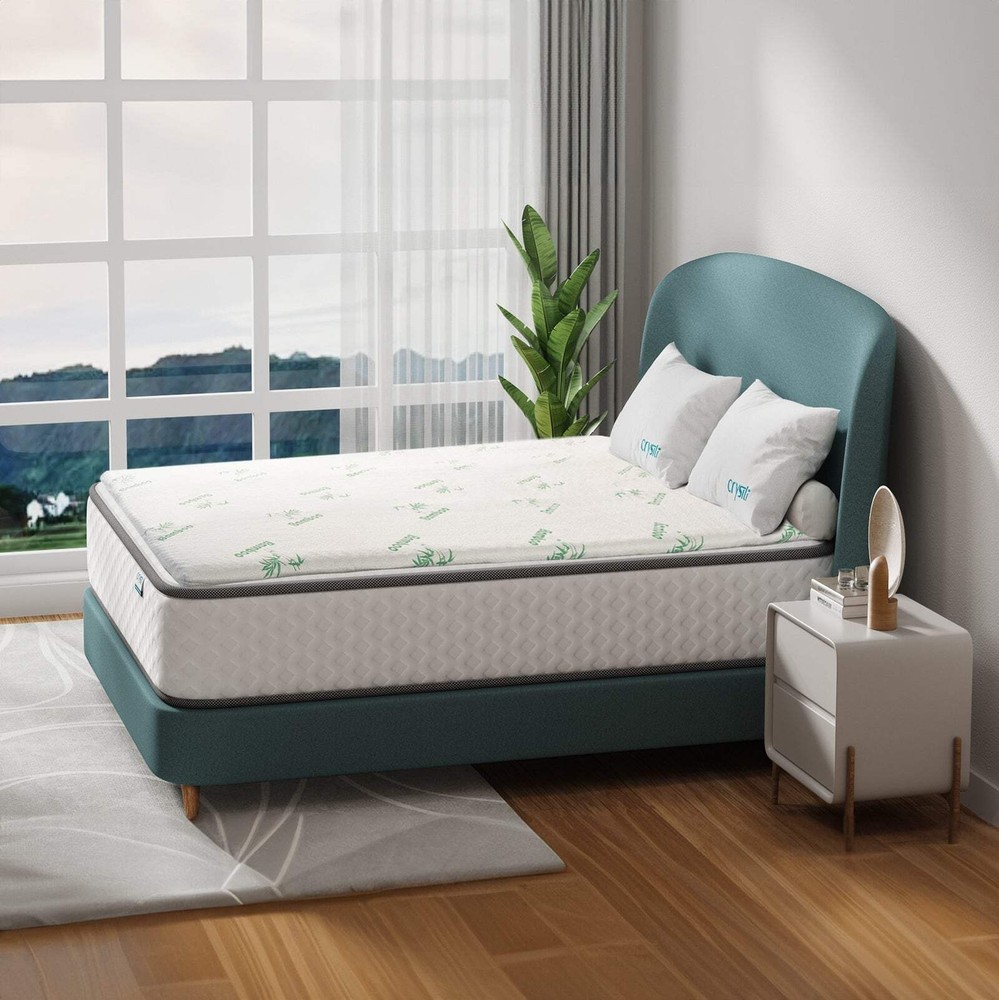 6cm Memory Foam Mattress Topper with Bamboo Cover Double Size by NNEDSZ