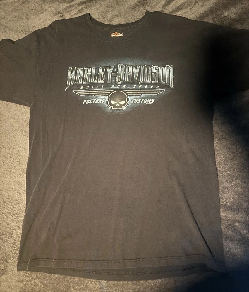 Genuine Harley Davidson Vintage Baldwin Park T Shirt Men’s Large Black