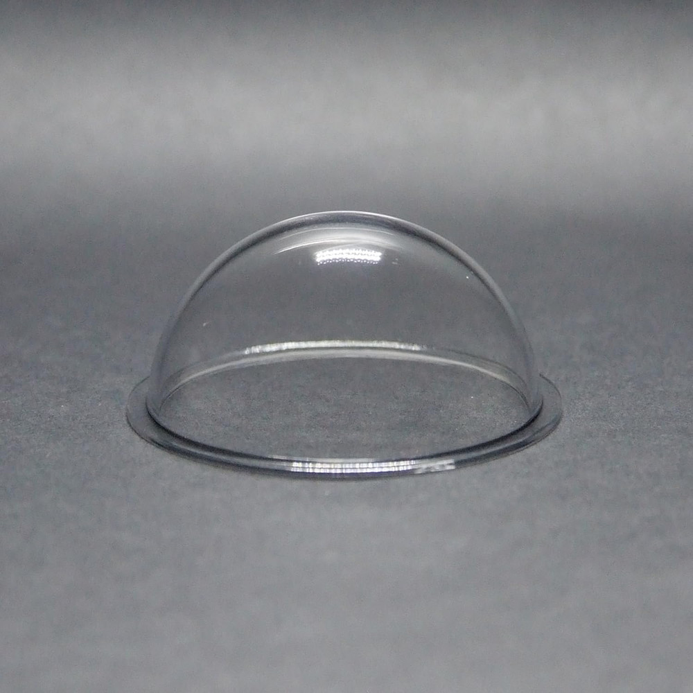 KAYNEY Acrylic Dome with Flange Clear Plastic Hemisphere – Transparent Case fo