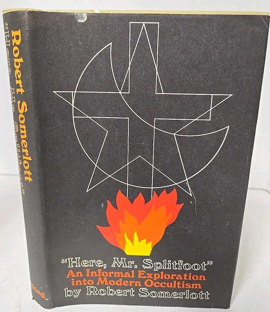 Robert Somerlott Here Mr. Splitfoot  Viking Press 1971 Modern Occultism HB