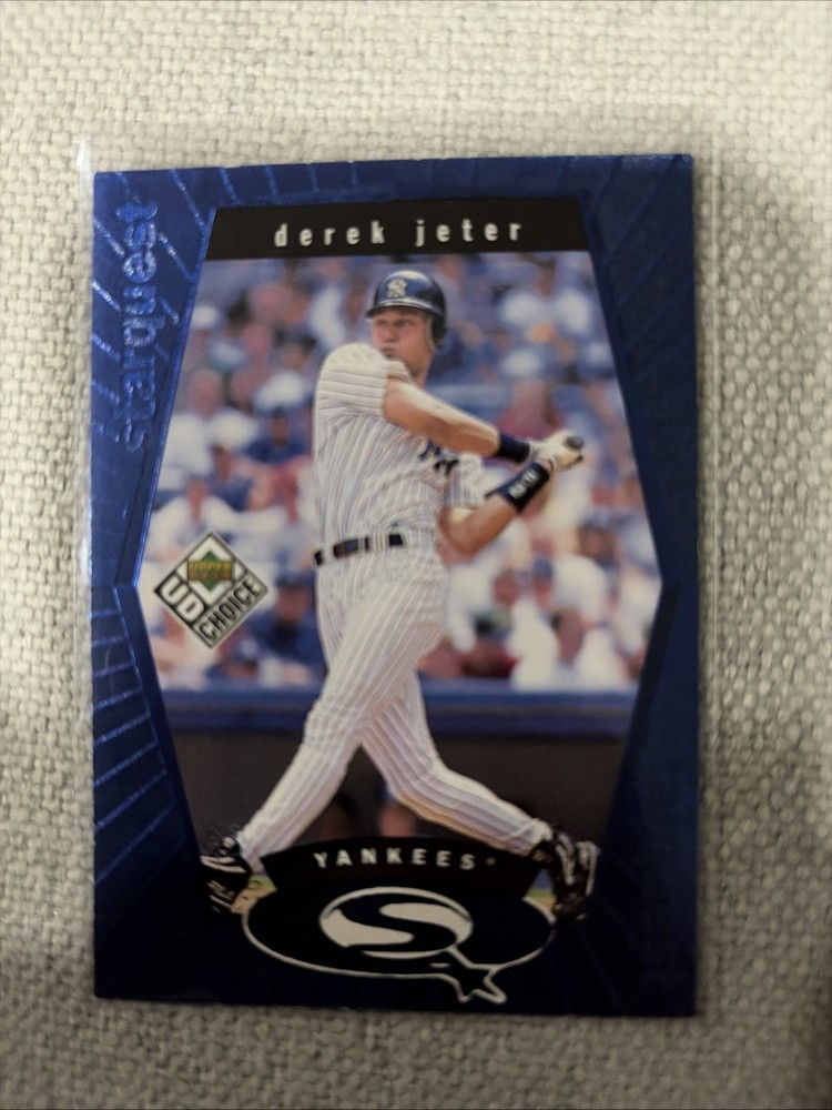 1999 Upper Deck UD Choice - Starquest Derek Jeter #SQ4 Blue
