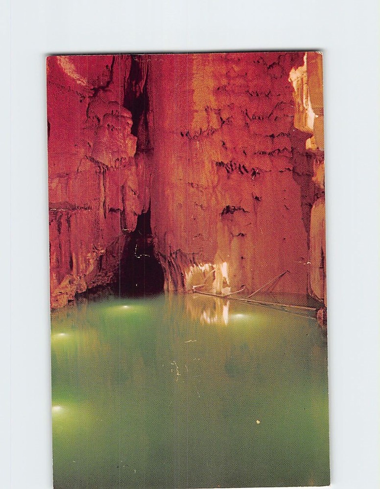 Postcard Crystal Lake in Mammoth Cave Mammoth Cave National Park Kentucky USA