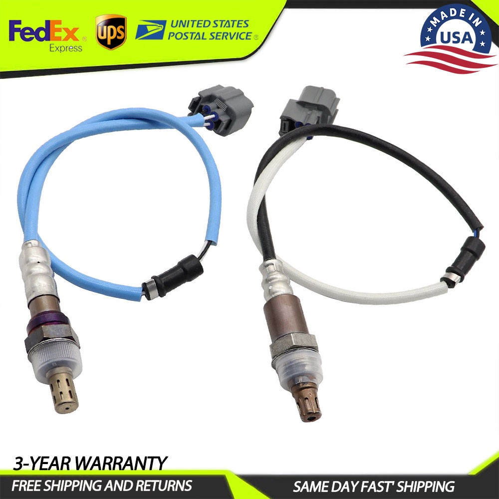 NEW 2PCS Oxygen O2 Sensor Upstream&Downstream for 2005 2006 Honda CR-V 2.4L