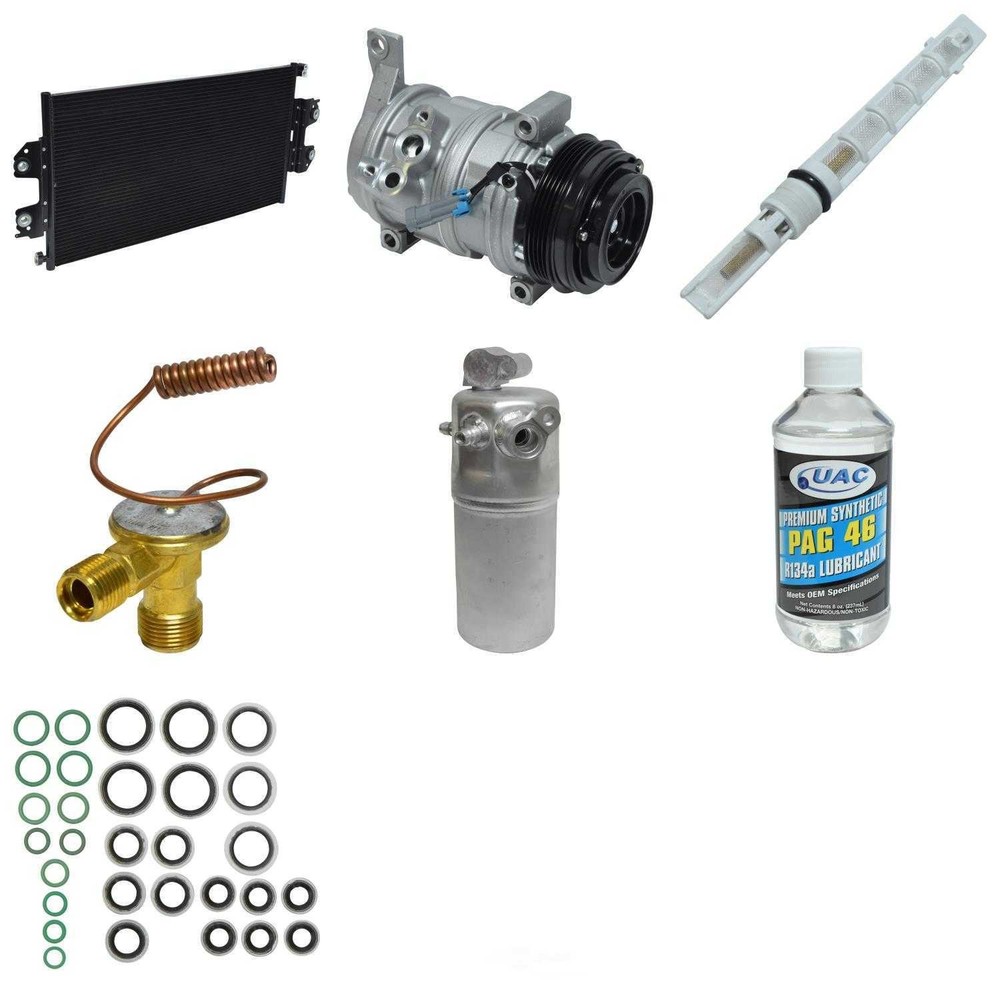 A/C Compressor Kit with Condenser UAC KT 5522A Replacement Kit