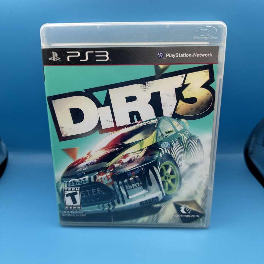 DIRT 3 PS3 (Sony PlayStation 3, 2011) TESTED WORKS - NO MANUAL