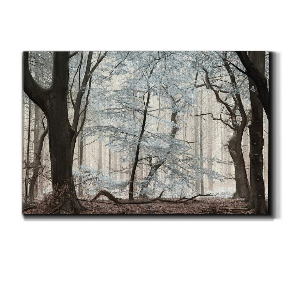 Canvas Wall Art Abstract Floral Forest Modern Pictures Artwork Decoration for...-image