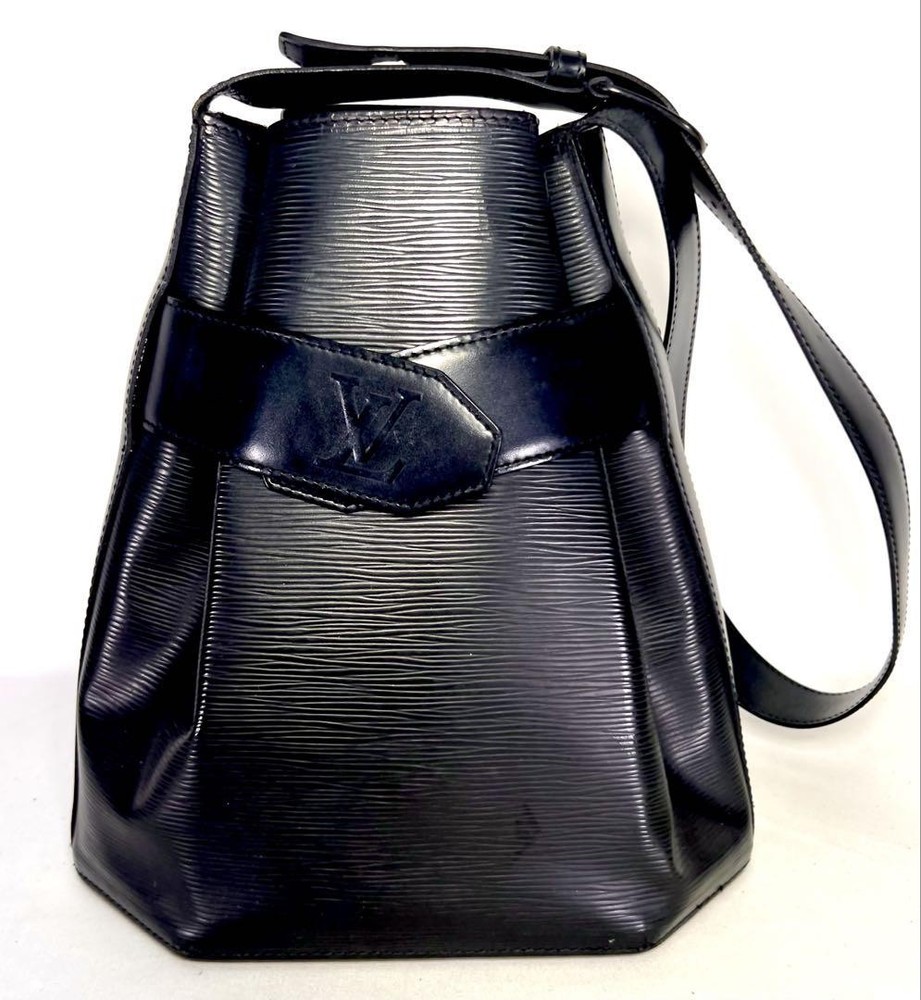 Louis Vuitton Epi Sac Depaul GM Black Leather Handbag M80155 Brand New