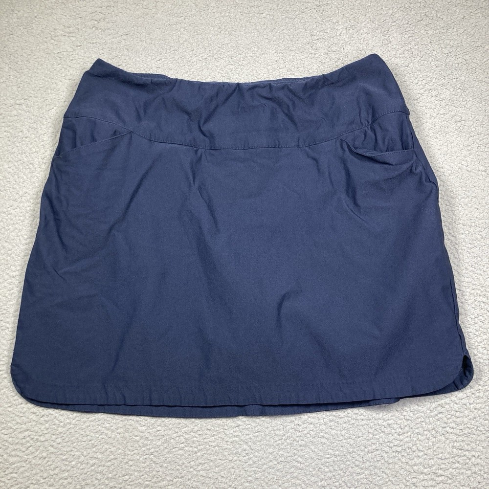 Lady Hagen Skort Women's Plus 1X Navy Blue Tennis Golf Short Pockets Pull On