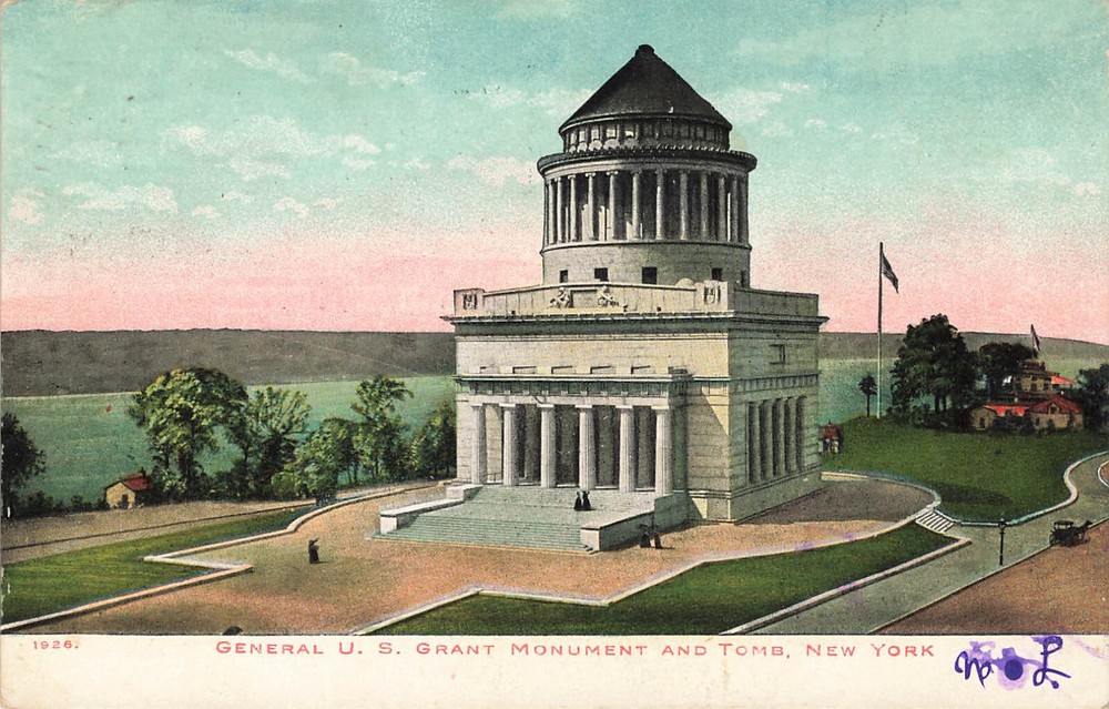 Grant Monument & Tomb On Riverside Park Drive Postcard New York City 1906