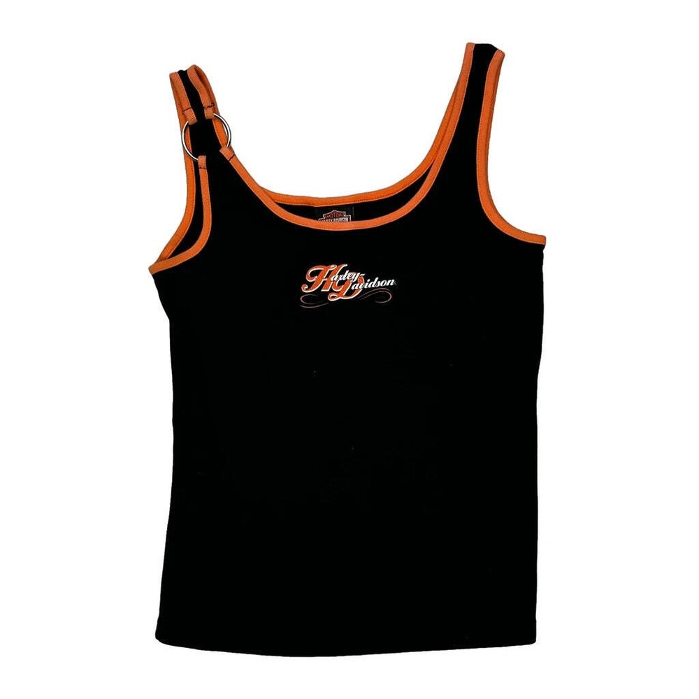 Made In USA Harley Davidson Graphic Tank Top - XL Black Cotton