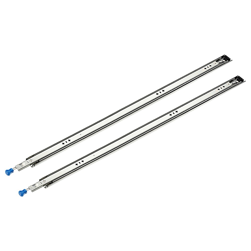 1 Pair Heavy Duty Drawer Slides, 36 Inch Drawer Slides with Lock 181lb