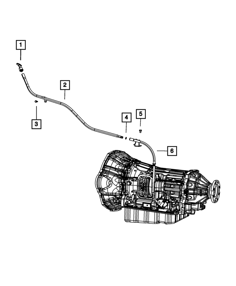 Mopar 53032947AE Automatic Transmission Dipstick OEM Replacement