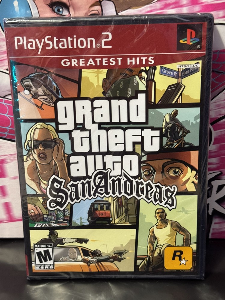 Grand Theft Auto - San Andreas - PS2 - Brand New | Factory Sealed