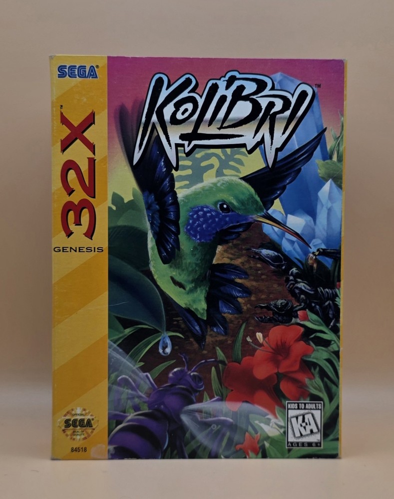 Kolibri (SEGA 32X) CIB, Tested & Working
