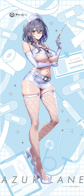 Azur Lane Pittsburgh Life-Size Tapestry 72×160cm japan anime game 2026
