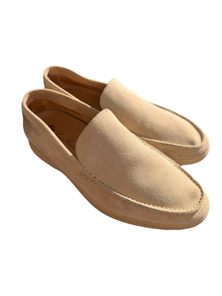 Loro Piana Men's Summer Walk Loafers Size 9,5 US/ 43 EU beige