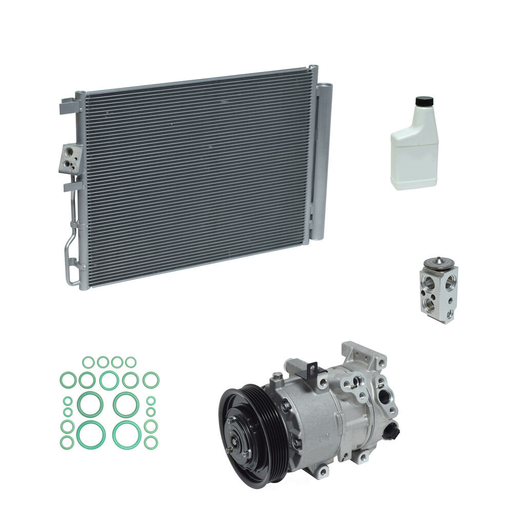 A/C Compressor Kit with Condenser for 2017-2018 Hyundai Tucson 1.6L Engine