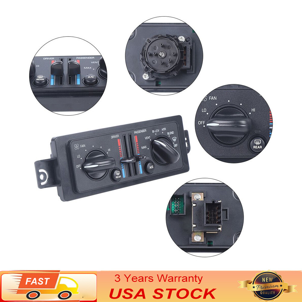 Fit 2000-05 Buick Century Climate Control Temperature A/C Heat Temp Dash 630128