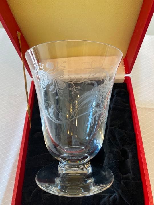 Baccarat Mille Nuits Giraffe Vase 18cm Decanter Glass Made in France