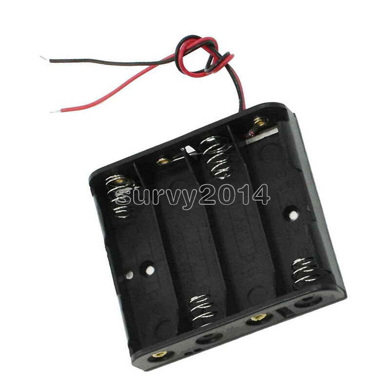 ABS Case for 1-4 Li-ion 18650 2A 3.7V Batteries with Pin-image