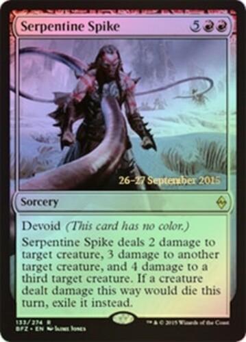 Pre-Release Promos - Serpentine Spike - Foil - Prerelease Promo