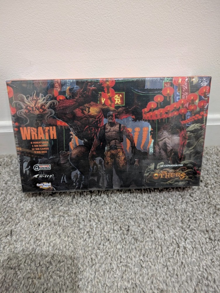 CMON The Others 7 Sins Wrath Expansion Board Game Sealed New