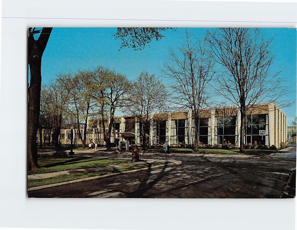 Postcard Kitchener Public Library Ontario Canada