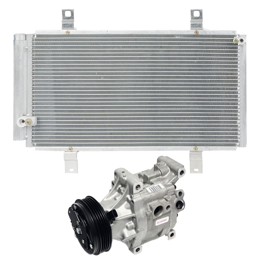 2004-2011 Mazda RX-8 OEM AC Compressor Kit with Condenser & Drier DAC