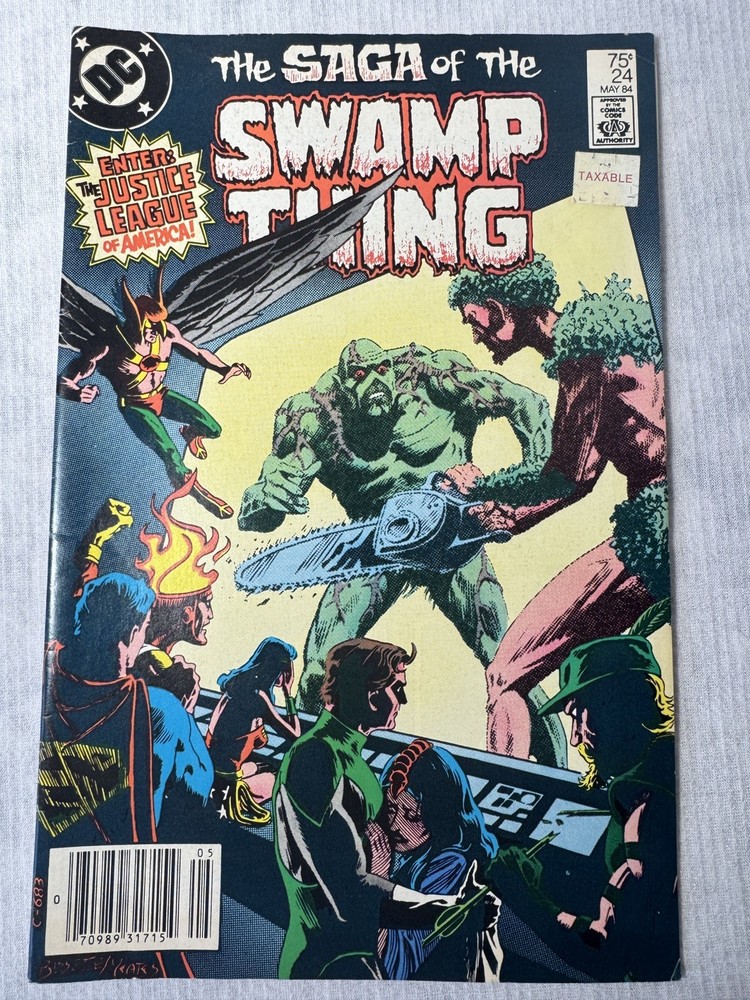 DC The Saga of the Swamp Thing #24 May 1984 “Roots” Bronze Age Vintage Comic