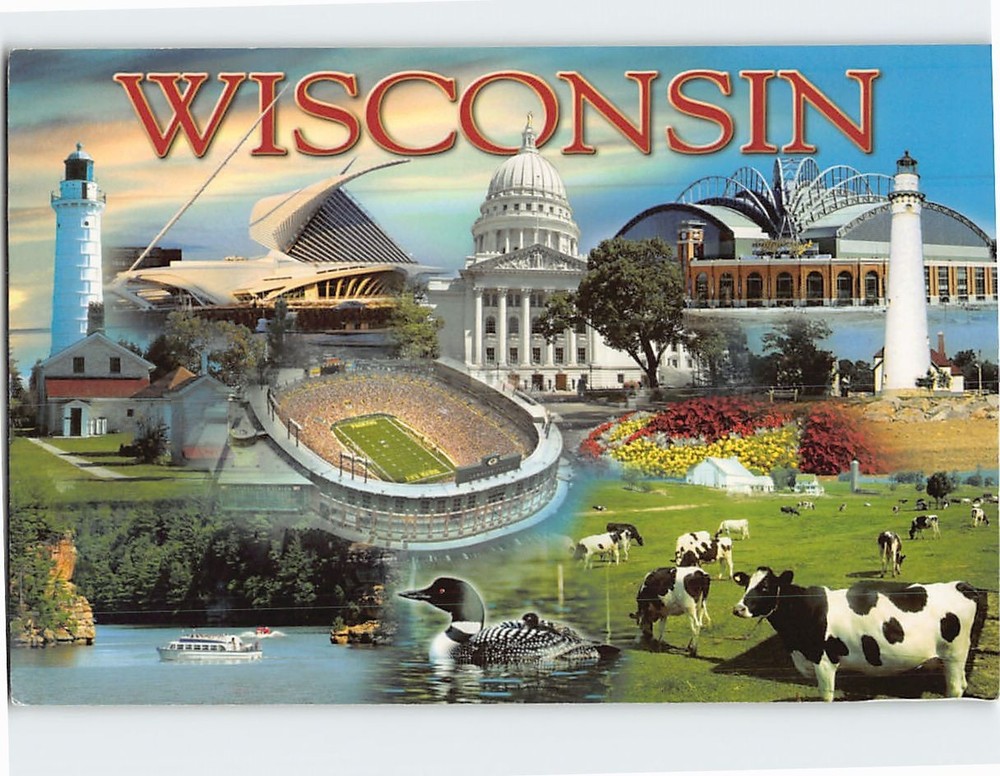 Postcard Wisconsin USA