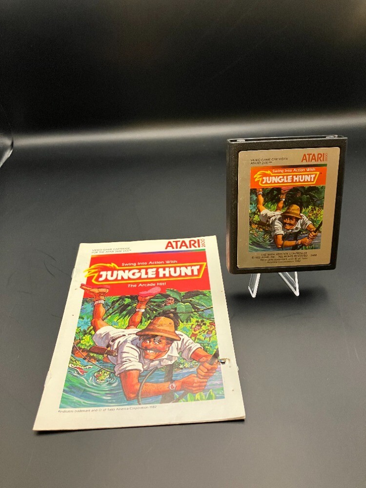 1983 Atari 2600 Jungle Hunt with manual