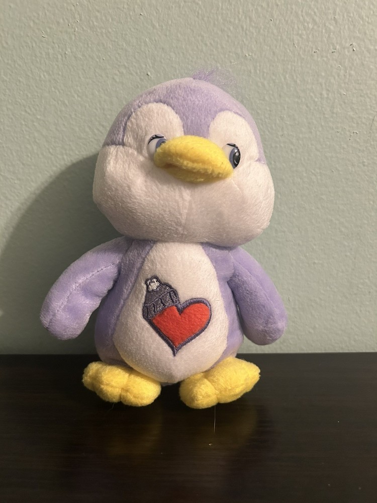 Care Bears Plush Purple Cousin Penguin 8