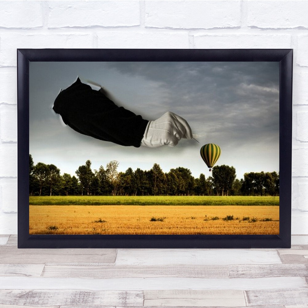 The Unforeseen Hand Needle Balloon Wall Art Print