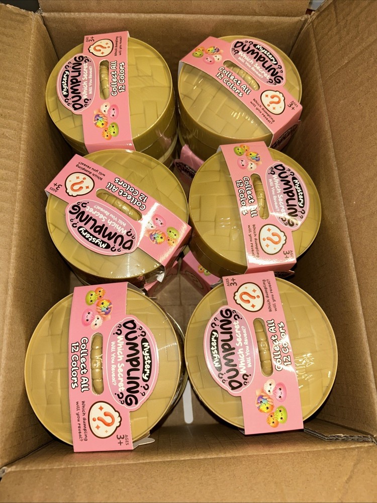 Full Box Lot Of 12 Mystery Squishy Dumpling New ~ OG Viral Unopened NIB