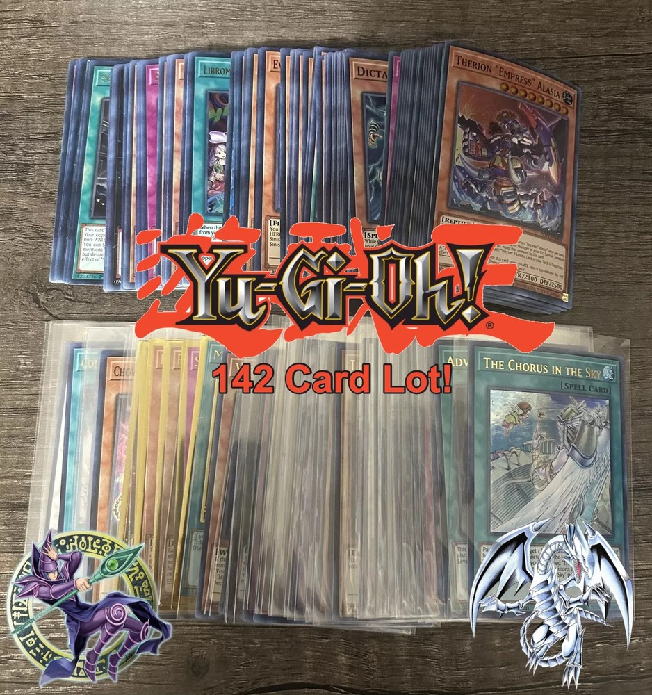 Yu-Gi-Oh Lot of 142 Cards Mixed Foils Holos Secrets 1st Edition NM New Sets