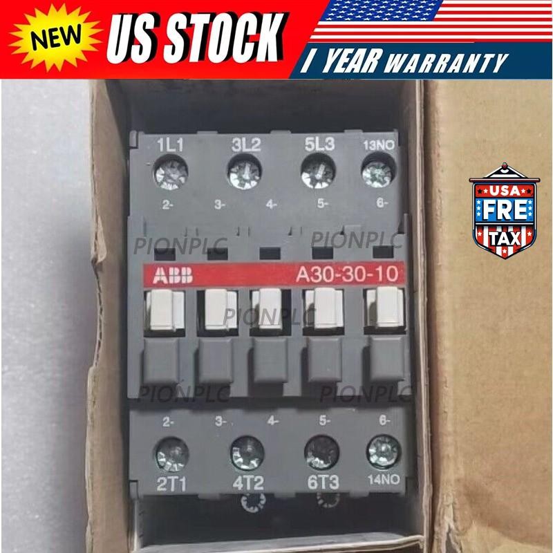 1pc ABB A30-30-10 Contactor 24V、110V 50Hz / 110-120V 60Hz、220-230V US Free TAX