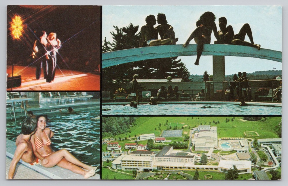 The Pines Resort Hotel Fallsburg New York NY Golf Course Postcard