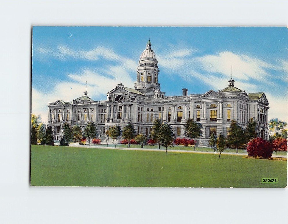 Postcard State Capitol Cheyenne Wyoming USA