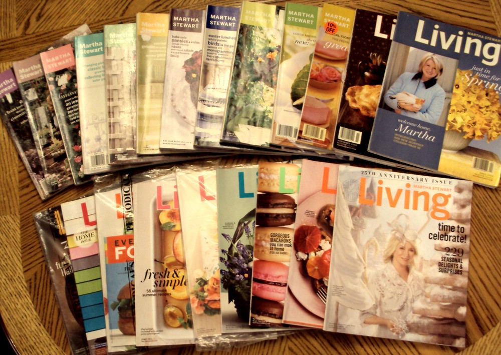 Martha Stewart Living Magazine Back Issue CHOOSE ONE Misc Celebrity Collectible