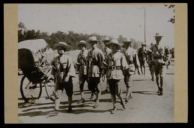 Photo:Chinese woman i.e., women serve in propagander sic corps of army